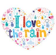 I love the rain