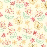 floral seamless pattern N673