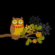 Fashionable owl