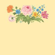 Floral card N40