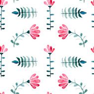Watercolor seamless pattern N73