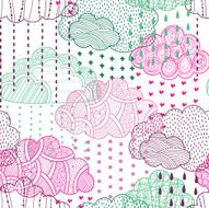 Rain seamless pattern N13