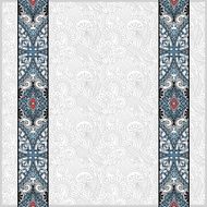 lace border stripe in ornate floral background vector illustrat N21