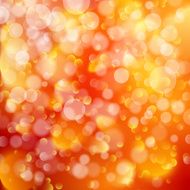 Red and orange holiday bokeh EPS 10