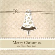 Grunge vintage Christmas background N2