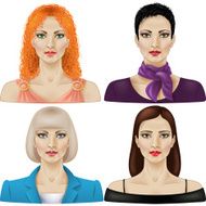 Women in different styles N2
