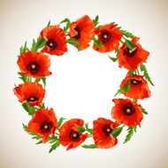 Wreath of Poppies N3