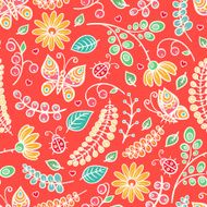 cute colorful flowers and butterflies N2