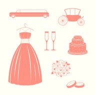 Vector wedding elements N3