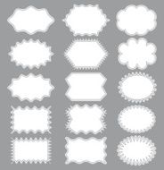 Vintage labels set N28