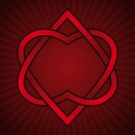 Two hearts linked