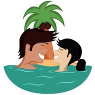 Couple in water N4
