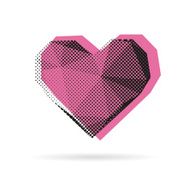 heart abstract isolated on a white backgrounds N4