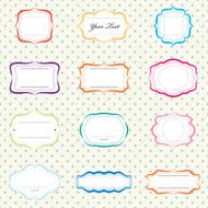 vintage labels N21