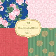 Set of seamless classic pattern
