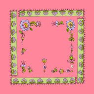 Retro floral background N14