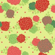 Vintage rose seamless pattern background N2