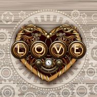 Steampunk Heart Machine N2