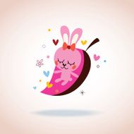 cute bunny in love N2