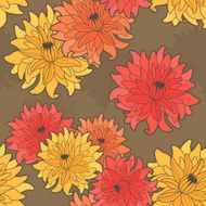 floral seamless pattern N677
