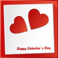 Happy Valentine`s Day Card