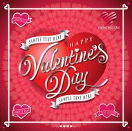 Joint Writing Ribbon Typo Valentine&#039;s Day