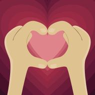 Love Symbol With Hands