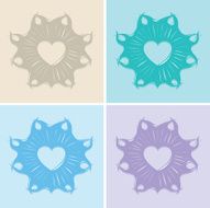 Pastels Colors Hearts