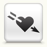 Square Button with Heart &amp; Arrow