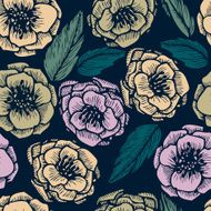 Vector seamless floral pattern N309