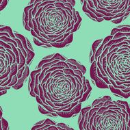 vector seamless floral pattern with roses N5