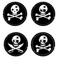 skull pirates patches