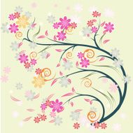 Artistic flower background