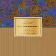 Vintage card with lush flowers