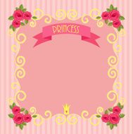 Pink beautiful princess background