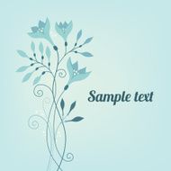 Floral Greeting Card N100