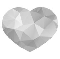 Polygon heart shape N11