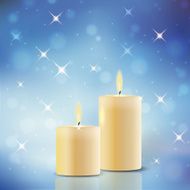 Glowing background with candle lights N4