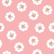Seamless Floral Pattern with Roses N27