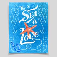 The Sea is Love greeting card