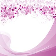 Vector flowers background N4