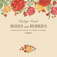 Invitation with roses N6