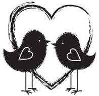 Two birds and heart N2