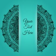 Lace mandala template