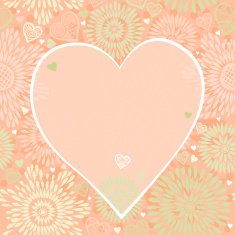 Invitation card with lace ornament N4