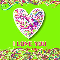 Happy Valentines Day card N121