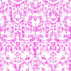 Damask pattern with abstract hand painted shapes