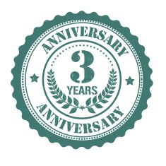 years anniversary stamp