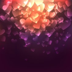 glowing hearts N4