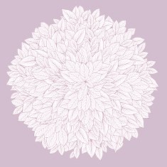 Floral composirion with leaves N2